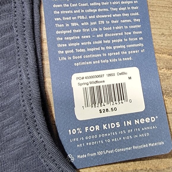 Life is Good W's Spring WildFlower Garden Textured Slub Tank - Picture 5 of 7